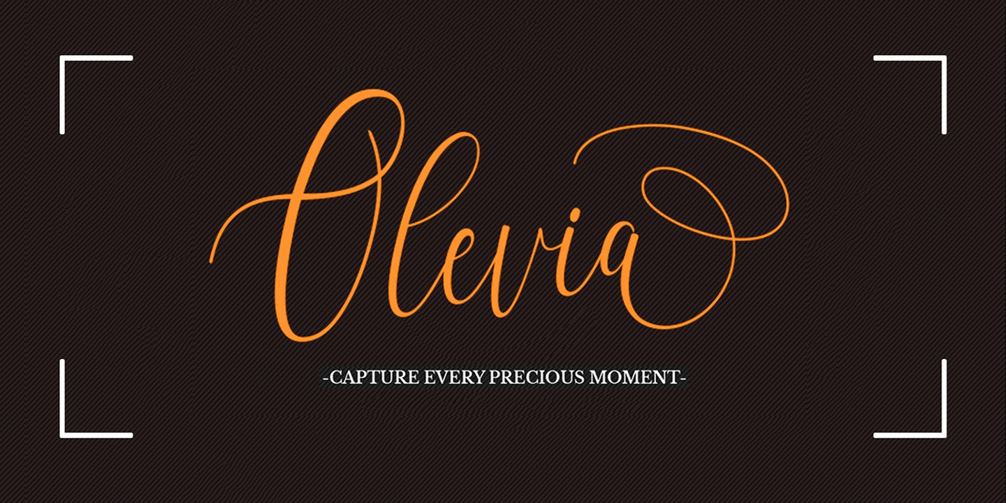 Beispiel einer Clarabela Slant-Schriftart